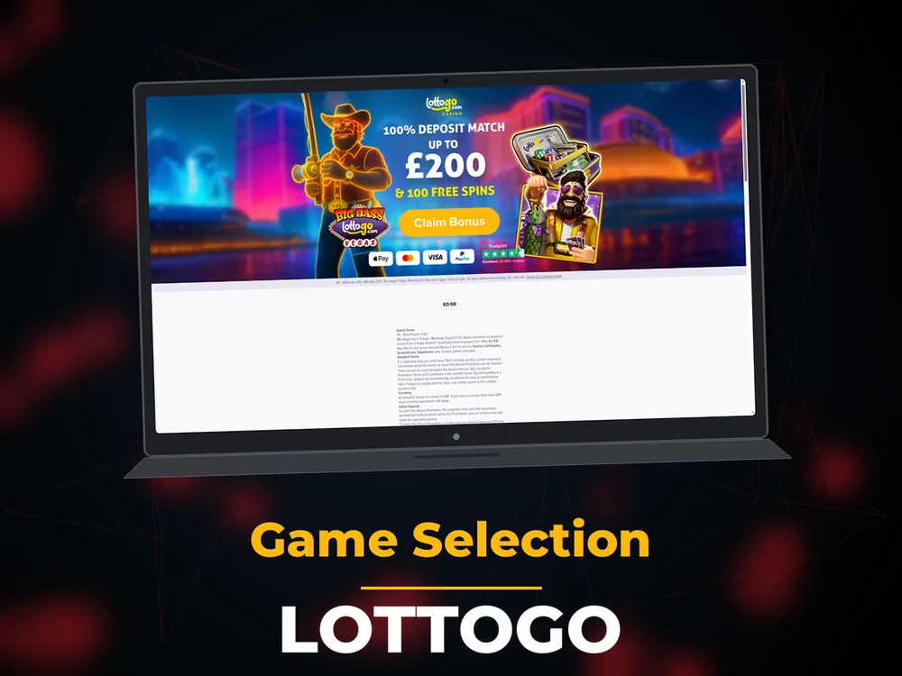 lottogo - Game Selection